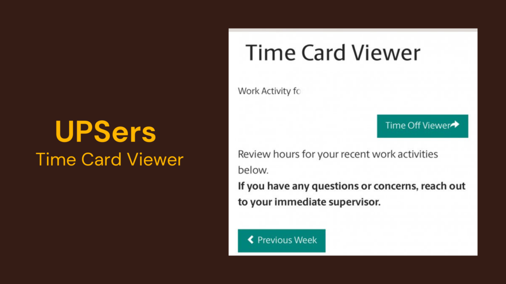 upsers time card viewer